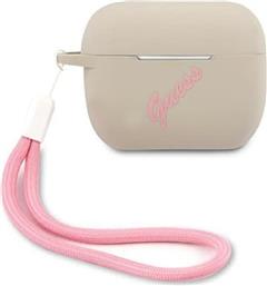 ΘΗΚΗ ΑΚΟΥΣΤΙΚΩΝ VINTAGE SCRIPT ΓΙΑ APPLE AIRPODS PRO - ΡΟΖ GUESS