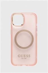 ΘΗΚΗ ΚΙΝΗΤΟΥ IPHONE 13 6,1'' ΧΡΩΜΑ: ΡΟΖ GUESS