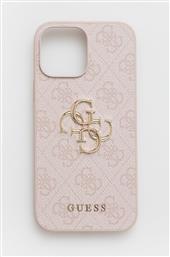 ΘΗΚΗ ΚΙΝΗΤΟΥ IPHONE 13 PRO MAX 6,7'' ΧΡΩΜΑ: ΡΟΖ GUESS