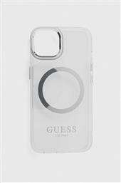 ΘΗΚΗ ΚΙΝΗΤΟΥ IPHONE 14 6,1 ΧΡΩΜΑ: ΑΣΗΜΙ GUESS