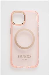 ΘΗΚΗ ΚΙΝΗΤΟΥ IPHONE 14 6,1'' ΧΡΩΜΑ: ΡΟΖ GUESS