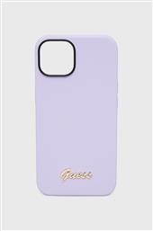 ΘΗΚΗ ΚΙΝΗΤΟΥ IPHONE 14 6,1''IPHONE 14 / 15 / 13 6.1'' ΧΡΩΜΑ: ΜΟΒ GUESS