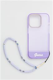 ΘΗΚΗ ΚΙΝΗΤΟΥ IPHONE 14 PRO 6,1'' ΧΡΩΜΑ: ΜΟΒ GUESS