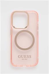 ΘΗΚΗ ΚΙΝΗΤΟΥ IPHONE 14 PRO 6,1'' ΧΡΩΜΑ: ΡΟΖ GUESS