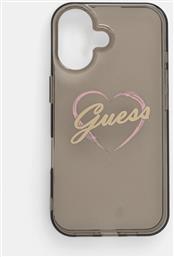ΘΗΚΗ ΚΙΝΗΤΟΥ IPHONE 16 6.1'' ΧΡΩΜΑ: ΜΑΥΡΟ, GUHCP16SHCHGSPK GUESS