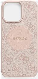 ΘΗΚΗ ΚΙΝΗΤΟΥ IPHONE 16 PRO MAX ΧΡΩΜΑ: ΡΟΖ, GUHMP16XP4PGRSGP GUESS