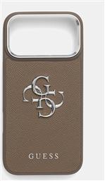 ΘΗΚΗ ΚΙΝΗΤΟΥ IPHONE 17 PRO MAX ΧΡΩΜΑ: ΚΑΦΕ, GUHCP17XPG4SMCEW GUESS