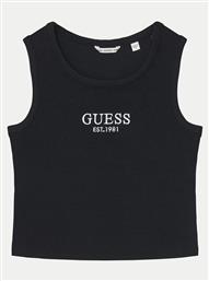 ΤΟΠ J4YI16 KBZP4 ΜΑΥΡΟ REGULAR FIT GUESS
