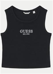 ΤΟΠ J4YI16 KBZP4 ΜΑΥΡΟ REGULAR FIT GUESS