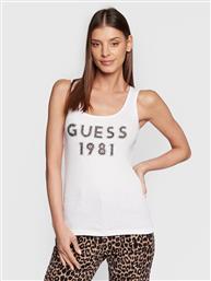 ΤΟΠ TANK TOP W3RP07 K1814 ΛΕΥΚΟ SLIM FIT GUESS