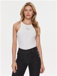 ΤΟΠ W4RP43 KAZH2 ΛΕΥΚΟ SLIM FIT GUESS