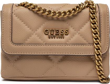 ΤΣΑΝΤΑ ABEY (QB) MINI BAGS HWQB85 58780 ΚΑΦΕ GUESS