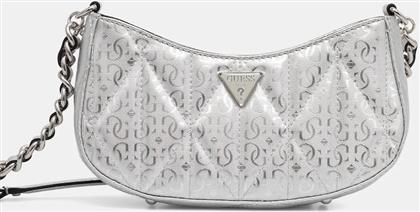 ΤΣΑΝΤΑ ALDINA ΧΡΩΜΑ: ΑΣΗΜΙ, HWGY96 63170 GUESS