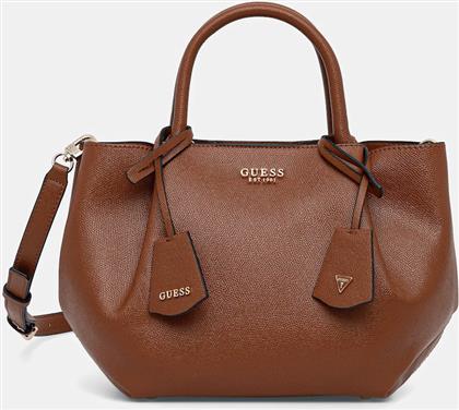 ΤΣΑΝΤΑ AMORETTE ΧΡΩΜΑ: ΚΑΦΕ, HWBG78 98060 GUESS