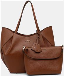 ΤΣΑΝΤΑ AMORETTE ΧΡΩΜΑ: ΚΑΦΕ, HWBG78 98240 GUESS