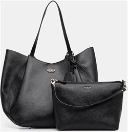 ΤΣΑΝΤΑ AMORETTE ΧΡΩΜΑ: ΜΑΥΡΟ, HWBG78 98240 GUESS