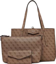 ΤΣΑΝΤΑ BRENTON TOTE HWEBG8 39023 ΜΠΕΖ GUESS