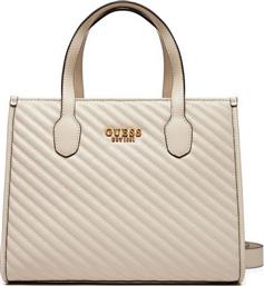 ΤΣΑΝΤΑ ΧΕΙΡΟΣ SILVANA 2 COMP TOTE HWQV8665220 ΕΚΡΟΥ GUESS