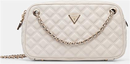 ΤΣΑΝΤΑ GIULLY ΧΡΩΜΑ: ΑΣΠΡΟ, HWQG96 73080 GUESS