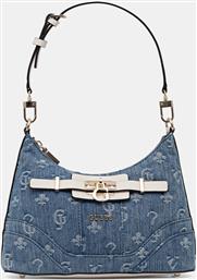 ΤΣΑΝΤΑ GREYSON ΧΡΩΜΑ: ΜΠΛΕ, HWDG92 06180 GUESS