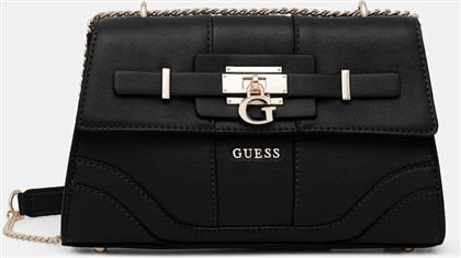 ΤΣΑΝΤΑ GREYSON ΧΡΩΜΑ: ΜΑΥΡΟ, HWBG92 06210 GUESS