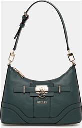 ΤΣΑΝΤΑ GREYSON ΧΡΩΜΑ: ΠΡΑΣΙΝΟ, HWBG92 06180 GUESS