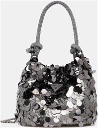 ΤΣΑΝΤΑ HOLIDAY ΧΡΩΜΑ: ΑΣΗΜΙ, HWEM95 38750 GUESS