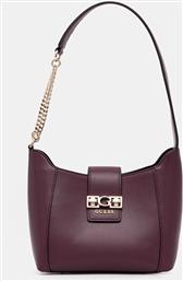 ΤΣΑΝΤΑ JANE ΧΡΩΜΑ: ΜΠΟΡΝΤΟ, HWVG98 91010 GUESS