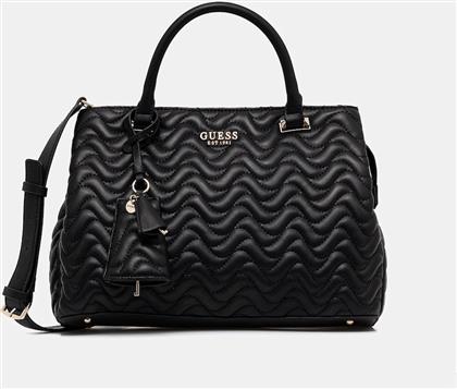 ΤΣΑΝΤΑ MELISANDRA ΧΡΩΜΑ: ΜΑΥΡΟ, HWQG96 53070 GUESS