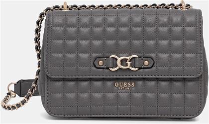 ΤΣΑΝΤΑ NADIRA ΧΡΩΜΑ: ΓΚΡΙ, HWQG84 24210 GUESS