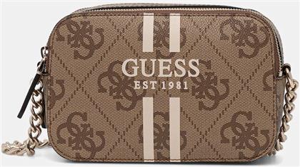 ΤΣΑΝΤΑ NOELLE ΧΡΩΜΑ: ΜΠΕΖ, HWOS96 72140 GUESS