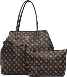 ΤΣΑΝΤΑ ΩΜΟΥ VICTTORIA LRG 2 IN 1 TOTE HWEPQ951429 ΚΑΦΕ GUESS