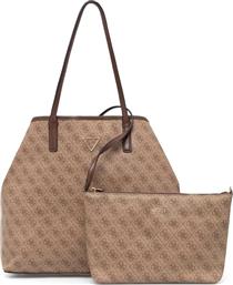 ΤΣΑΝΤΑ ΩΜΟΥ VICTTORIA LRG 2 IN 1 TOTE HWESG951429 ΜΠΕΖ/ΚΑΦΕ GUESS