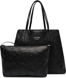 ΤΣΑΝΤΑ ΩΜΟΥ VIKKY II LARGE 2 IN HWPG9318290 ΜΑΥΡΟ GUESS