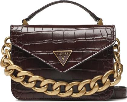 ΤΣΑΝΤΑ RETOUR (CC) MINI BAGS HWCC86 64780 ΜΠΟΡΝΤΟ GUESS