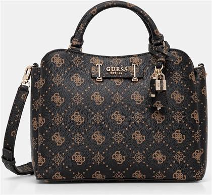 ΤΣΑΝΤΑ SILIA ΧΡΩΜΑ: ΚΑΦΕ, HWGP98 90060 GUESS