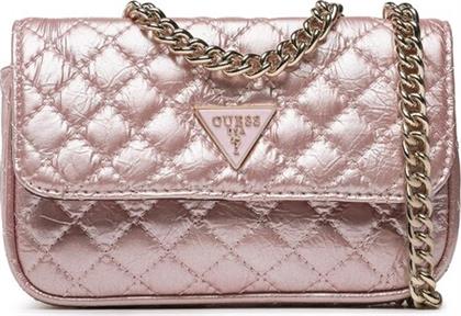 ΤΣΑΝΤΑ SPARK (QH) MINI BAGS HWQH87 00780 ΡΟΖ GUESS