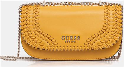 ΤΣΑΝΤΑ TATUM ΧΡΩΜΑ: ΚΙΤΡΙΝΟ, HWNG96 67210 GUESS