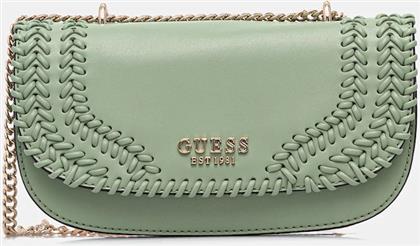 ΤΣΑΝΤΑ TATUM ΧΡΩΜΑ: ΠΡΑΣΙΝΟ, HWNG96 67210 GUESS