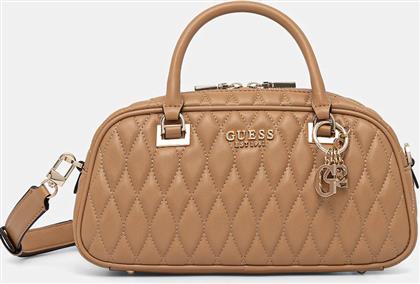 ΤΣΑΝΤΑ VALLA ΧΡΩΜΑ: ΚΑΦΕ, HWQG81 22050 GUESS