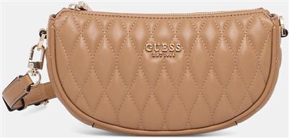 ΤΣΑΝΤΑ VALLA ΧΡΩΜΑ: ΚΑΦΕ, HWQG81 22720 GUESS