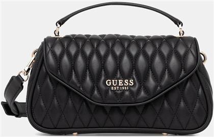 ΤΣΑΝΤΑ VALLA ΧΡΩΜΑ: ΜΑΥΡΟ, HWQG81 22200 GUESS