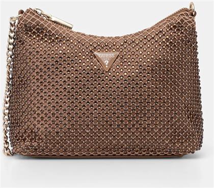 ΤΣΑΝΤΑ ZALINA ΧΡΩΜΑ: ΚΑΦΕ, HWCE93 50170 GUESS