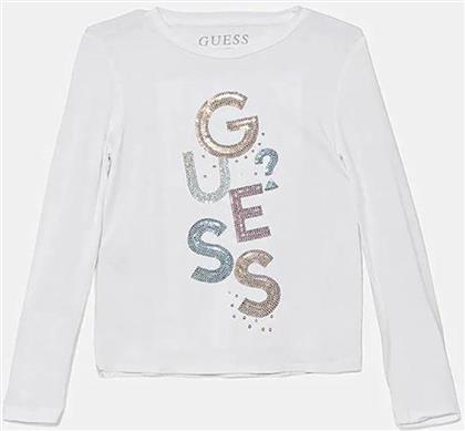 VISCOSE LS T-SHIRT ΜΠΛΟΥΖΑ ΠΑΙΔΙΚΟ GIRL GUESS