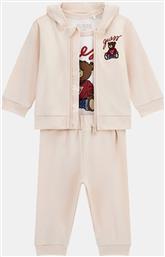 ΒΡΕΦΙΚΟ ΣΕΤ ΜΕ ΖΑΚΕΤΑ ΦΟΥΤΕΡ, ΠΑΝΤΕΛΟΝΙ ΦΟΡΜΑΣ ΚΑΙ ΦΟΡΜΑΚΙ (3 ΤΕΜΑΧΙΑ) - H5YW12KA6W4 ΚΡΕΜ GUESS