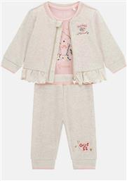 ΒΡΕΦΙΚΟ ΣΕΤ ΜΕ ΖΑΚΕΤΑ ΦΟΥΤΕΡ, ΠΑΝΤΕΛΟΝΙ ΦΟΡΜΑΣ ΚΑΙ ΦΟΡΜΑΚΙ (3 ΤΕΜΑΧΙΑ) - S5YG05K6YW4 ΡΟΖ GUESS