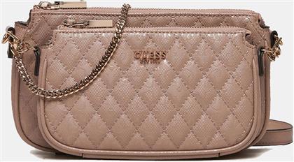 YARMILLA DBL POUCH CROSSBODY ΤΣΑΝΤΑ ΓΥΝΑΙΚΕΙΟ (ΔΙΑΣΤΑΣΕΙΣ: 24 X 13 X 5 ΕΚ) GUESS