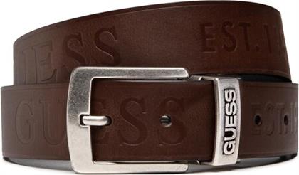 ΖΩΝΗ ΑΝΔΡΙΚΗ REVERSIBLE BELT M3RZ12 L0S80 ΜΑΥΡΟ GUESS