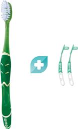 PROMO SUNSTAR PRO MEDIUM SOFT ΠΡΑΣΙΝΟ 1 ΤΕΜΑΧΙΟ, ΚΩΔ 525 & ΔΩΡΟ SOFT PICKS MEDIUM 2 ΤΕΜΑΧΙΑ GUM