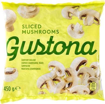 ΜΑΝΙΤΑΡΙΑ CHAMPIGNON ΦΕΤΕΣ ΚΑΤΕΨΥΓΜΕΝΑ 450G GUSTONA